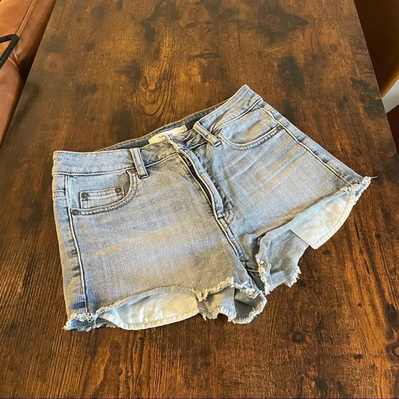 Talula denim light wash distressed shorts - Picture 9 of 15